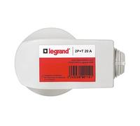 Fiche mâle 2p+t 20A coudé 4600w vrac