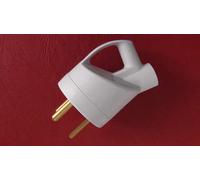 Fiche électrique - LEGRAND - Fiche mâle étanche 2P+T 20A - Plastique - Asymétrique - Intérieur