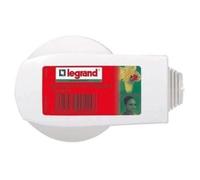 Legrand Fiche mâle 7360W 2P+T 32 A sortie latérale Blanc vrac