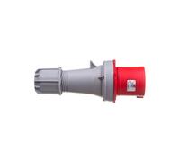 Fiche mobile 63A 4P 400V rouge IP44 POWER TWIST 0341-6