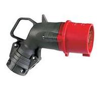 Fiche mobile coudée Hypra 16A - 3P+T - 380V~ à 415V~ - plastique - IP44
