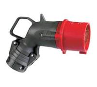 Fiche mobile coudée Hypra 32A - 3P+N+T - 380V~ à 415V~ - plastique - IP44