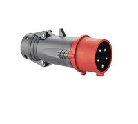 Fiche mobile droite Hypra 32A - 3P+N+T - 380V~ à 415V~ - plastique - IP44
