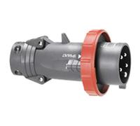 Fiche mobile droite Hypra 32A - 3P+T - 380V~ à 415V~ - plastique - IP66/67-55