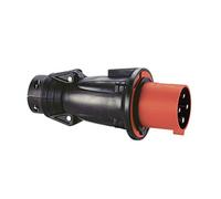 Fiche mobile droite Hypra 63A - 3P+N+T - 380V~ à 415V~- caoutchouc - IP44