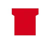 ACCO NOBO - Fiches T pour planning Indice 3 - Lot de 100 Rouge (2003003)