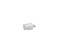 Legrand Fiche plastique 050416 – 2P+T 16A à sortie latérale, Blanc