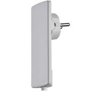 Fiche plate à contact de protection EVOline 1510.0000.0300 avec dispositif daide au branchement plastique 230 V blanc IP20