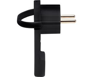 Fiche plate mâle mobile noire BRENNENSTUHL