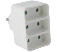 Fiche triplite droite 3 x 2P Dhome - Blanc