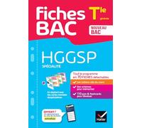 Fiches bac - HGGSP Tle (spécialité) - Bac 2026: tout le programme en fiches de révision détachables