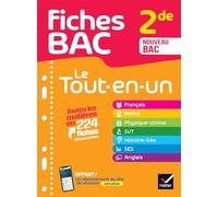 Fiches bac - Le Tout-en-un 2de (toutes les matières) - 2026-2027: Français, Maths, Physique-chimie, SVT, Histoire-Géographie, SES, Anglais