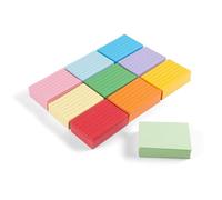 Fiches Bristol A8 Lignées, Carehabi 1000 Flash Cards 7.3x5.1cm pour Entraînement au Vocabulaire, Formules et Bureau Notes Cartes d’index en 10 Couleurs Classeur Fiche Bristol