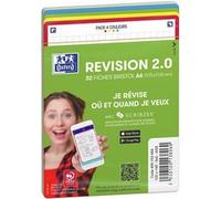 Fiches bristol REVISION 2.0, A6, bord de couleur