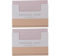 Fiches de Notes en Papier Beige, Cartes Vierges Écrites, Anti-pli | Usage Bureau et Vie Quotidienne, Design Multifonction, Lot Pratique pour Tâches