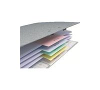 Fiches Exacompta - Etui de 100 - 105x240mm Uni perforé Coloris assortis