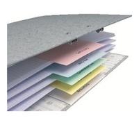 Fiches Exacompta - Etui de 100 - 105x240mm Uni perforé Coloris assortis G