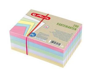 Fiches Recycling, format A6, ligné, assortiment