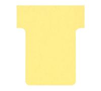 Fiches T standard 45 mm jaune le lot de 100