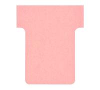 Fiches T standard 45 mm rose le lot de 100