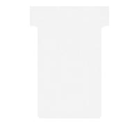Fiches T standard 60 mm blanche, lot de 100