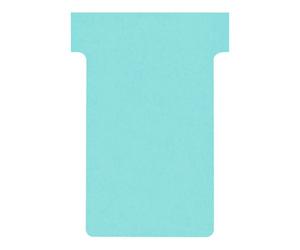 Fiches T standard 60 mm bleu le lot de 100