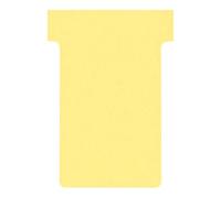Fiches T standard 60 mm jaune le lot de 100