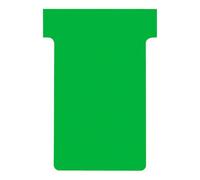Fiches T standard 60 mm vert le lot de 100