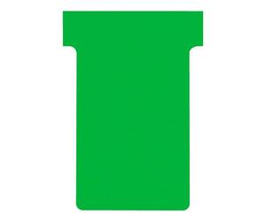 Fiches T standard 60 mm vert le lot de 100