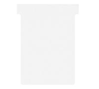 Fiches T standard 92 mm blanc le lot de 100