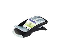 Fichier linéaire noir Durable pour cartes de visite