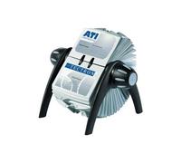 Fichier rotatif ouvert noir Durable pour cartes de visite