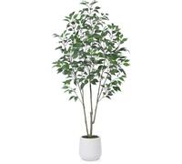 Ficus artificiel de 180 cm de haut, en plastique, pour l'intérieur et l'extérieur