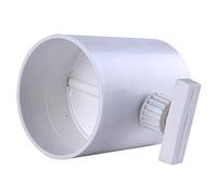 FIDALIKA Vanne Anti-Valve ABS de Contrôle, PVC Tuyau d'Air Volume de Régulation, Rond Coulée (Taille : 75mm)