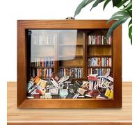 Fidget Bibliothèque Petit Présentoir De Livre 3D À Secouer | Fidget Bibliothèque Miniature À Secouer Cabinet À Secouer Portable Fidget Pour Maison École