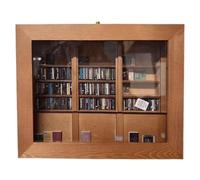 Fidget Bibliothèque Vitrine 3D À Livres Secouable Et Boîtes D'Allumettes | Jouet Bibliothèque En Bois Sensoriel Anti-Stress Cabinet À Secouer Portable Fidget Pour Maison École
