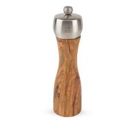 Moulin à sel FIDJI 20 cm, bois d'olivier/acier inoxydable, Peugeot