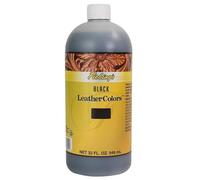 Fiebings Angélus Cuir de Peinture Acrylique, 50-2027-BK, Noir, Quart