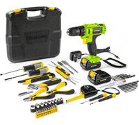 FIELDMANN AKU perceuse 12V avec accessoires FDV 10205-51AR (2x1,3 Ah)