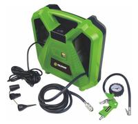 FIELDMANN FDAK 201101-E Compresseur d'air sans huile ni réservoir, capacité d'aspiration : 180L/min, longueur du tuyau PVC : 3M, 8pcs accessoires