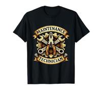 Fier, Technicien d'entretien, Titre de Poste Classique Vieilli T-Shirt