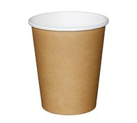Fiesta GF031 Lot de 50 tassesà caféà paroi simple Marron