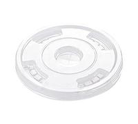 Fiesta Green Lot de 1000 couvercles plats compostables en PLA pour boissons froides 340 ml / 473 ml / 567 g
