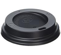 Fiesta HW08HL040-2 Lot de 50 couvercles pour tasses chaudes Noir 227 ml