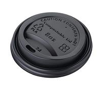 Fiesta Lot de 50 couvercles compostables pour tasseà café Vert 225 ml