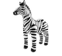 Inflatable Zebra Party Decoration Black-White 60x55x25cm Taille Unique