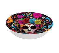 FIESTAS GUIRCA | Bol Catrina Réutilisable (32 cm) - Décoration de Table pour Fêtes d'Halloween Terrifiantes - Idéal pour Festivités Mexicaines - Multicolore
