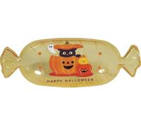 FIESTAS GUIRCA Bol orange pour bonbons (34 x 13 cm) - Décoration de table réutilisable pour fêtes d'Halloween et célébrations - Astuce ou traitement - Orange