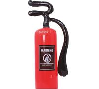 FIESTAS GUIRCA | Extincteur Gonflable (50 cm) - Accessoire Amusant pour Fêtes de Pompiers et Célébrations - Idéal pour Carnaval, Halloween et Événements à Thème - Pour Tous - Rouge