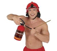 FIESTAS GUIRCA | Extincteur pour Boisson (2 Litres) - Accessoire de Fête pour Célébrations de Pompiers et Événements à Thème - Idéal pour Halloween et Carnaval - Pour Adultes - Rouge